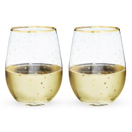 Starlight Stemless Wine Glass Set by TwineÂ®