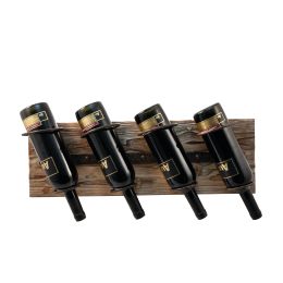 Metal and Wood Wine Rack by TwineÂ®
