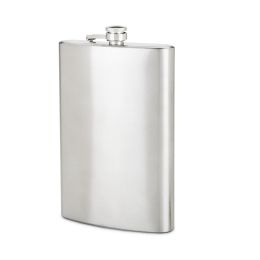TrueFlaskâ„¢: 8 oz Stainless Steel Flask