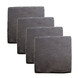 Country Home: Square Slate Coasters by Twine