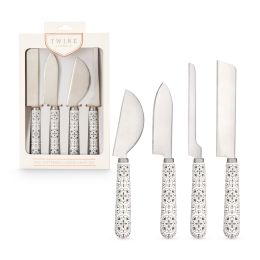 Tiles Cheese Knife by Twine LivingÂ® (Set of 4)