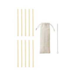 Bamboo Straws, Set of 10 by True