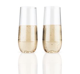 Flexiâ„¢: Stemless Champagne Flute Set